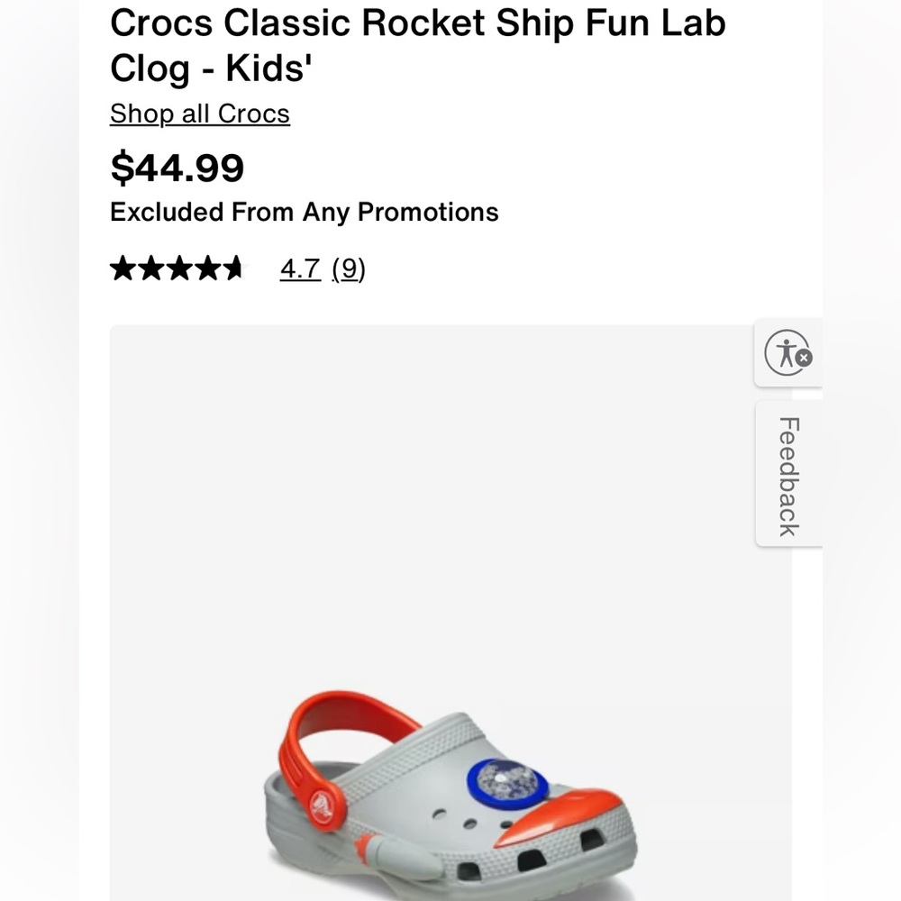 🚀Toddler Rocket Crocs - Picture 5 of 5